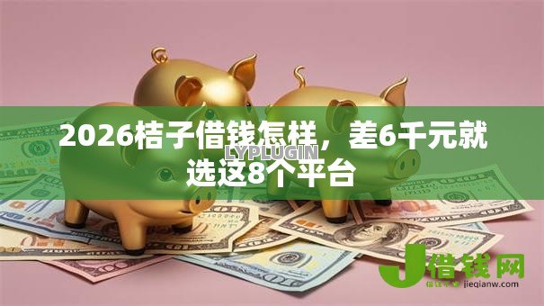 2026桔子借钱怎样,差6千元就选这8个平台 2026桔子借钱怎样,差6千元就选这8个平台