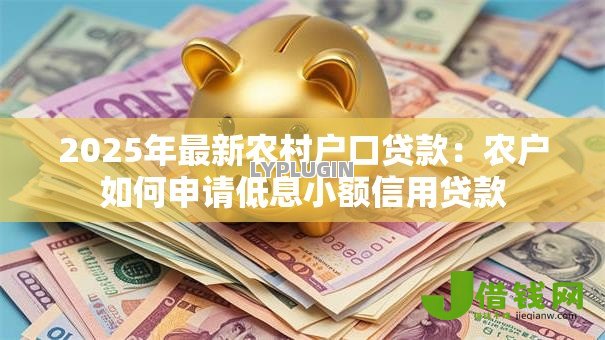 2025年最新农村户口贷款：农户如何申请低息小额信用贷款