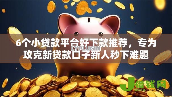 6个小贷款平台好下款推荐，专为攻克新贷款口子新人秒下难题