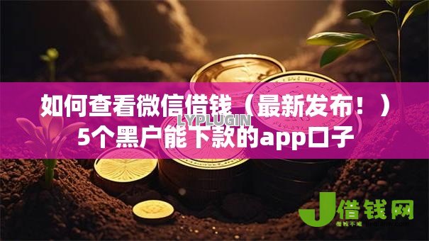 如何查看微信借钱（最新发布！）5个黑户能下款的app口子