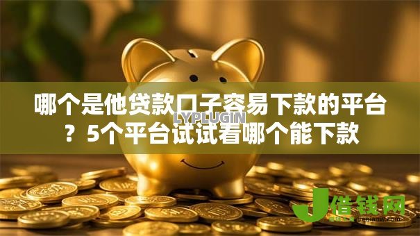 哪个是他贷款口子容易下款的平台?5个平台试试看哪个能下款 哪个是他贷款口子容易下款的平台?5个平台试试看哪个能下款