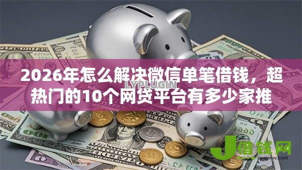 2026年怎么解决微信单笔借钱，超热门的10个网贷平台有多少家推荐