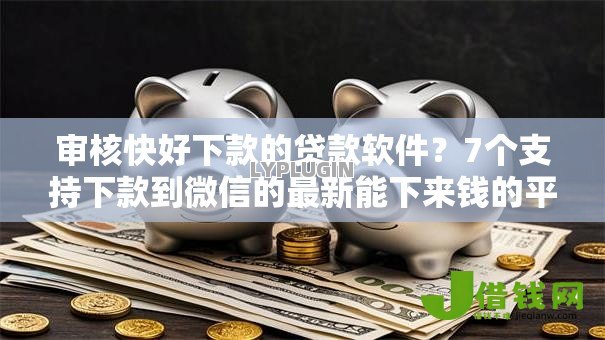 审核快好下款的贷款软件？7个支持下款到微信的最新能下来钱的平台