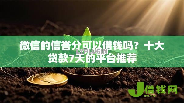 微信的信誉分可以借钱吗？十大贷款7天的平台推荐
