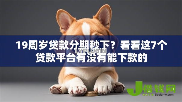 19周岁贷款分期秒下?看看这7个贷款平台有没有能下款的 19周岁贷款分期秒下?看看这7个贷款平台有没有能下款的