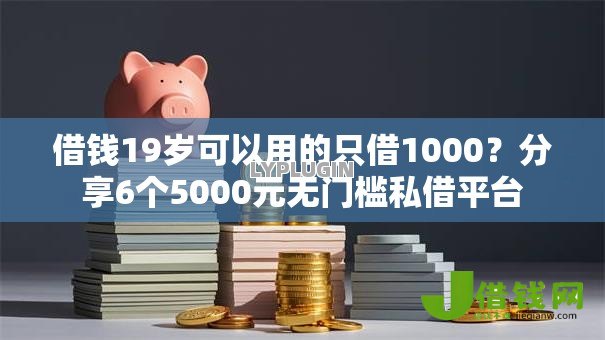 借钱19岁可以用的只借1000？分享6个5000元无门槛私借平台