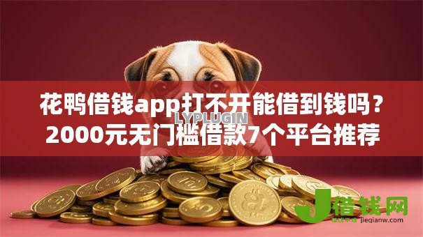 花鸭借钱app打不开能借到钱吗？2000元无门槛借款7个平台推荐
