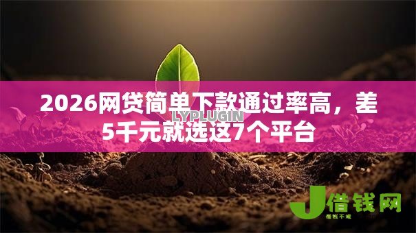 2026网贷简单下款通过率高,差5千元就选这7个平台 2026网贷简单下款通过率高,差5千元就选这7个平台