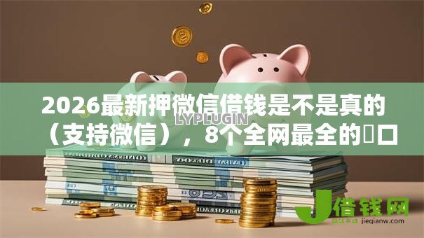 2026最新押微信借钱是不是真的（支持微信），8个全网最全的黒口子平台无私分享