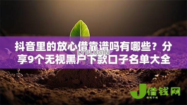 抖音里的放心借靠谱吗有哪些?分享9个无视黑户下款口子名单大全 抖音里的放心借靠谱吗有哪些?分享9个无视黑户下款口子名单大全