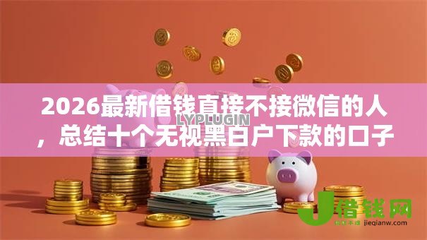 2026最新借钱直接不接微信的人,总结十个无视黑白户下款的口子! 2026最新借钱直接不接微信的人,总结十个无视黑白户下款的口子!
