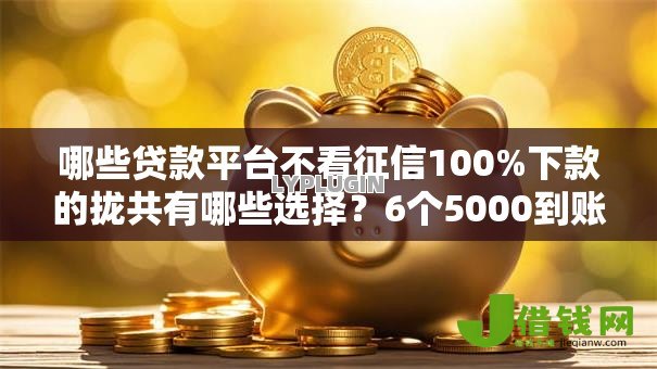 哪些贷款平台不看征信100%下款的拢共有哪些选择?6个5000到账3500的平台详解 哪些贷款平台不看征信100%下款的拢共有哪些选择?6个5000到账3500的平台详解