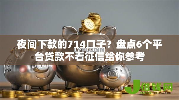 夜间下款的714口子?盘点6个平台贷款不看征信给你参考 夜间下款的714口子?盘点6个平台贷款不看征信给你参考
