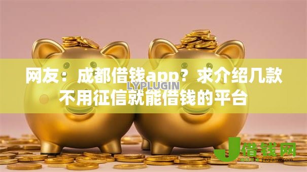 网友：成都借钱app？求介绍几款不用征信就能借钱的平台