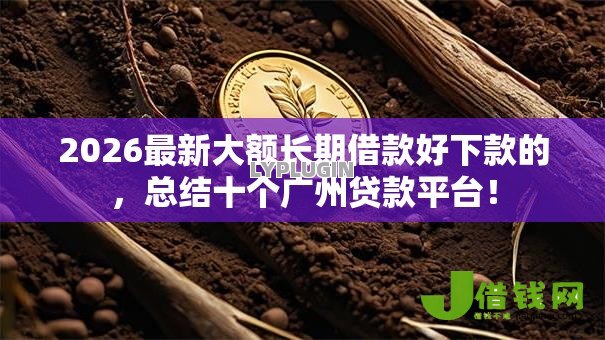 2026最新大额长期借款好下款的，总结十个广州贷款平台！