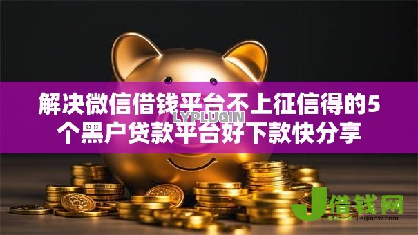 解决微信借钱平台不上征信得的5个黑户贷款平台好下款快分享