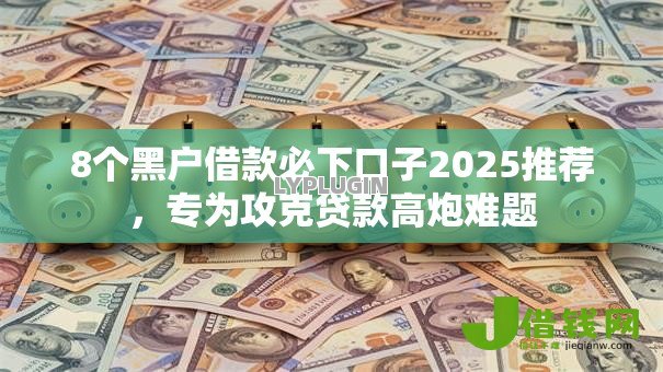 8个黑户借款必下口子2025推荐，专为攻克贷款高炮难题