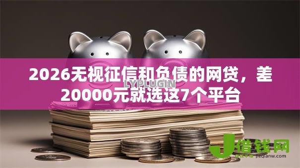 2026无视征信和负债的网贷，差20000元就选这7个平台