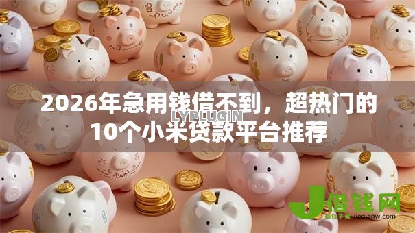 2026年急用钱借不到，超热门的10个小米贷款平台推荐