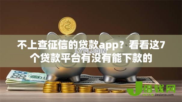 不上查征信的贷款app？看看这7个贷款平台有没有能下款的