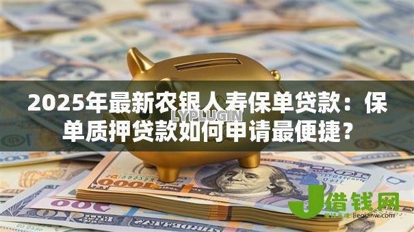 2025年最新农银人寿保单贷款：保单质押贷款如何申请最便捷？
