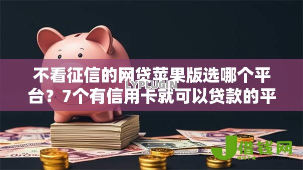 不看征信的网贷苹果版选哪个平台？7个有信用卡就可以贷款的平台推荐