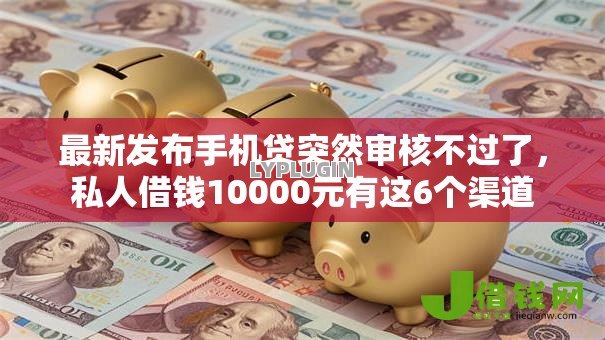 最新发布手机贷突然审核不过了，私人借钱10000元有这6个渠道