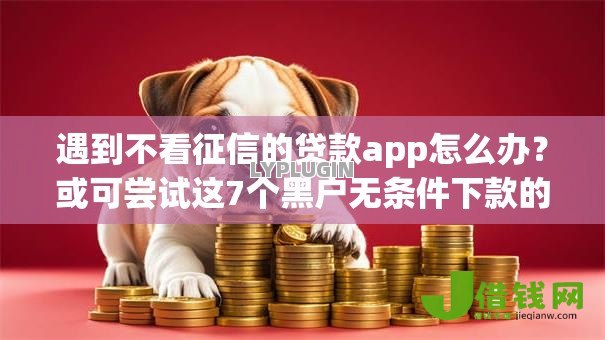 遇到不看征信的贷款app怎么办？或可尝试这7个黑户无条件下款的口子