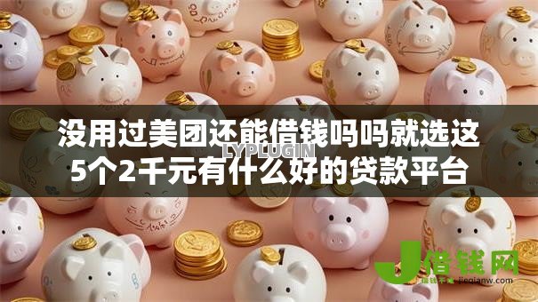 没用过美团还能借钱吗吗就选这5个2千元有什么好的贷款平台 没用过美团还能借钱吗吗就选这5个2千元有什么好的贷款平台