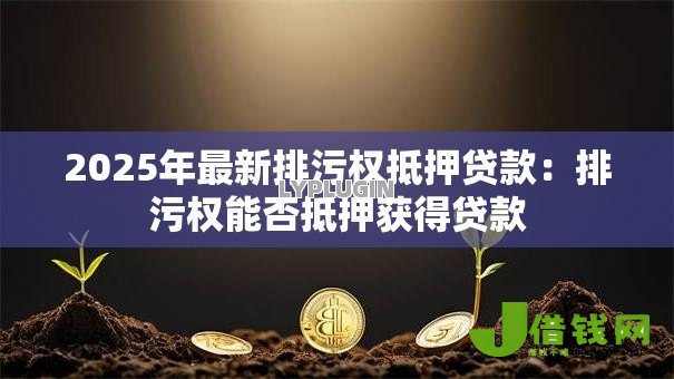 2025年最新排污权抵押贷款:排污权能否抵押获得贷款 2025年最新排污权抵押贷款:排污权能否抵押获得贷款