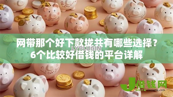 网带那个好下款拢共有哪些选择？6个比较好借钱的平台详解