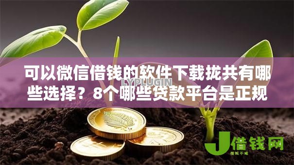 可以微信借钱的软件下载拢共有哪些选择？8个哪些贷款平台是正规的详解