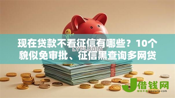现在贷款不看征信有哪些？10个貌似免审批、征信黑查询多网贷多负债高还能百分百下款的合集
