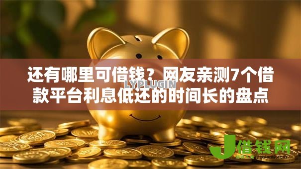 还有哪里可借钱？网友亲测7个借款平台利息低还的时间长的盘点
