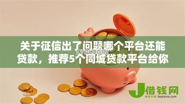 关于征信出了问题哪个平台还能贷款，推荐5个同城贷款平台给你