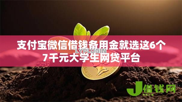 支付宝微信借钱备用金就选这6个7千元大学生网贷平台