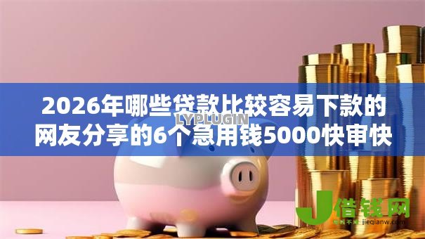 2026年哪些贷款比较容易下款的网友分享的6个急用钱5000快审快贷无需征信平台我觉得不错！