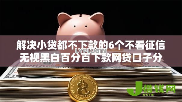 解决小贷都不下款的6个不看征信无视黑白百分百下款网贷口子分享