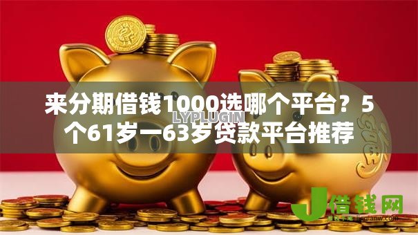 来分期借钱1000选哪个平台？5个61岁一63岁贷款平台推荐