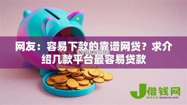 网友：容易下款的靠谱网贷？求介绍几款平台最容易贷款