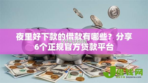 夜里好下款的借款有哪些？分享6个正规官方贷款平台