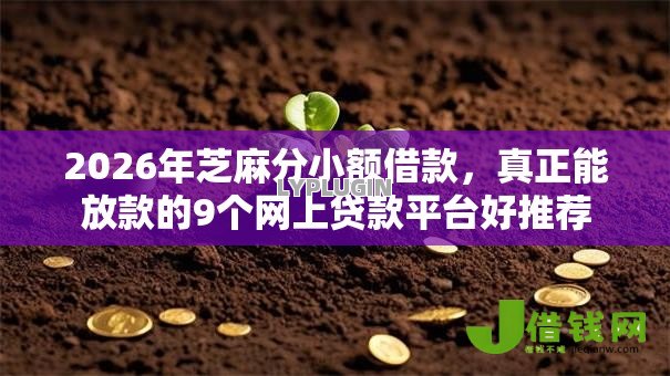 2026年芝麻分小额借款，真正能放款的9个网上贷款平台好推荐