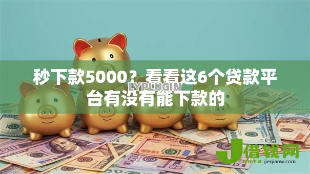 秒下款5000?看看这6个贷款平台有没有能下款的 秒下款5000?看看这6个贷款平台有没有能下款的