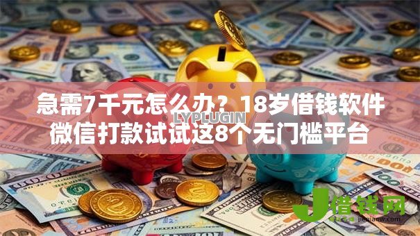 急需7千元怎么办？18岁借钱软件微信打款试试这8个无门槛平台