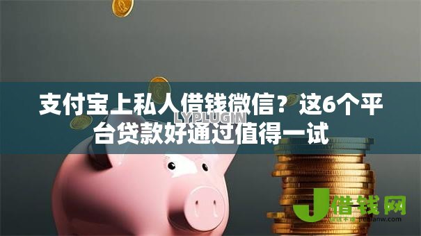 支付宝上私人借钱微信？这6个平台贷款好通过值得一试