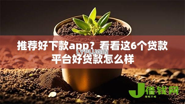推荐好下款app？看看这6个贷款平台好贷款怎么样