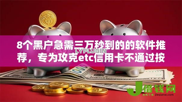 8个黑户急需三万秒到的的软件推荐，专为攻克etc信用卡不通过按揭能过吗难题