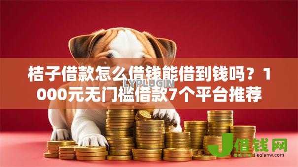 桔子借款怎么借钱能借到钱吗？1000元无门槛借款7个平台推荐