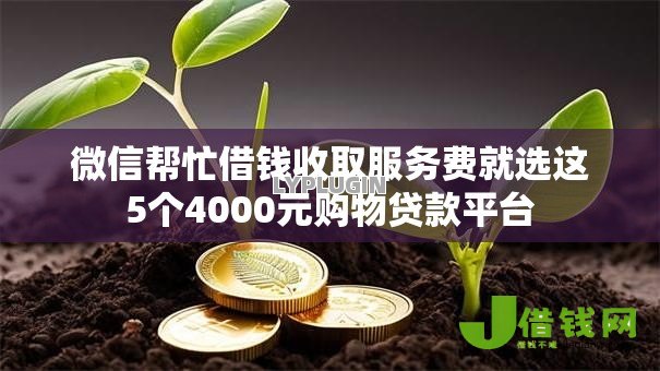 微信帮忙借钱收取服务费就选这5个4000元购物贷款平台 微信帮忙借钱收取服务费就选这5个4000元购物贷款平台