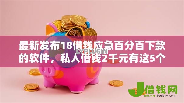 最新发布18借钱应急百分百下款的软件，私人借钱2千元有这5个渠道